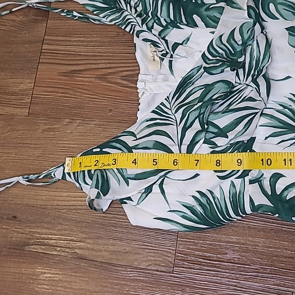 SANDY &SITropical Green and White Midi Dress for women zise m new dress casual. - Picture 16 of 16